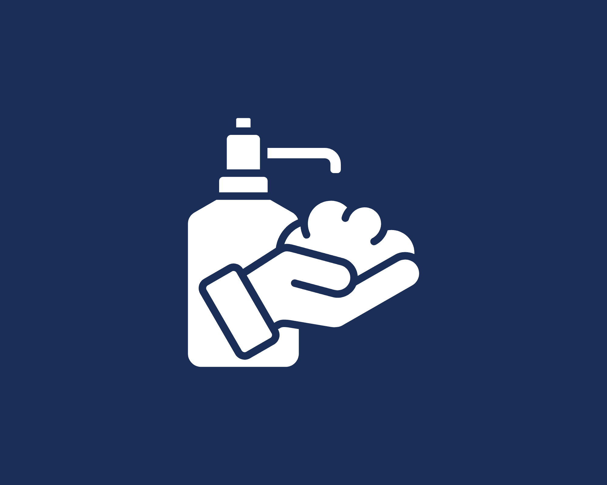 Colocación con técnica estéril